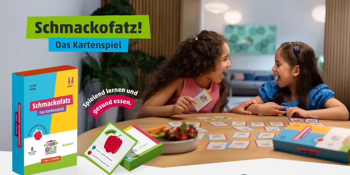 Gratis Kartenspiel „Schmackofatz “ für Kinder