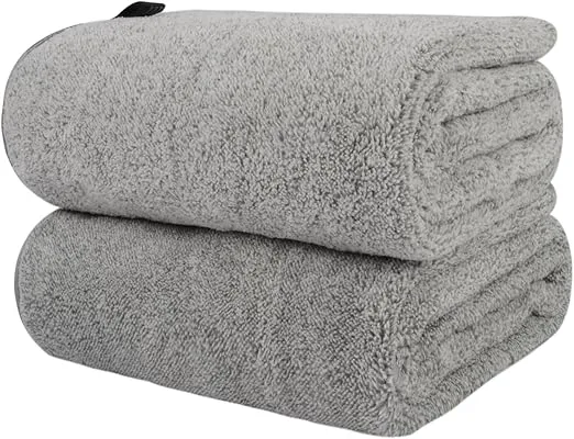 KinHwa 2er Pack Mikrofaser Handtuch (50 x 100cm Grau) für 10,49 € inkl. Prime-Versand (statt 21,00 €)