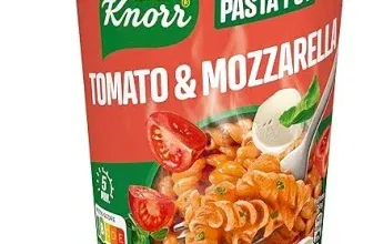 Knorr Pasta Snack Pot Tomato & Mozzarella leckere kleine Mahlzeit fertig in nur 5 Minuten 8x 63 g (8x63g) für 5,99 € inkl. Prime-Versand (statt 8,53 €)