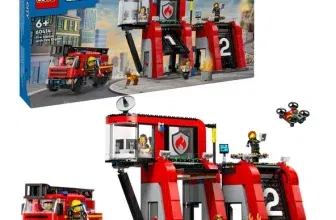 LEGO City – Feuerwehrstation mit Drehleiterfahrzeug (60414) für 45,94 € inkl. Versand