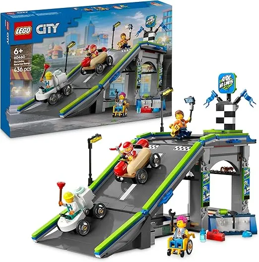 LEGO City Keine Limits: Seifenkistenrennen mit Rampe 60460 (Set mit 2 Seifenkisten & 4 Rennfahrer Minifiguren) für 23,20 € inkl. Prime-Versand (statt 36,48 €)