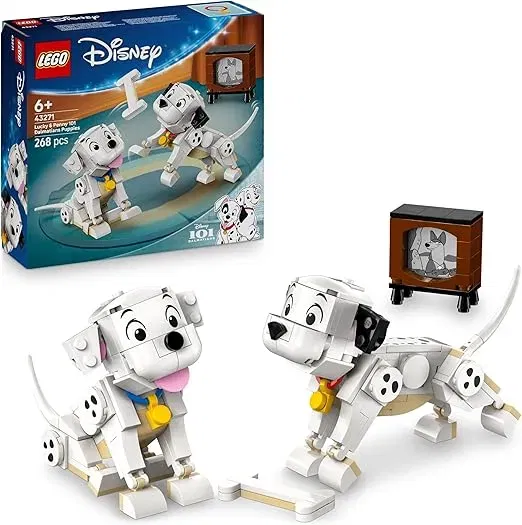 LEGO Disney – Die Welpen Lucky und Penny aus 101 Dalmatiner (43271) für 15,19 € inkl. Prime-Versand