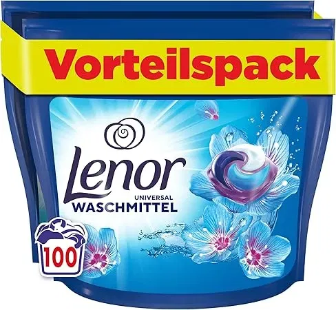 LENOR PODS Universal Waschkapseln Vollwaschmittel (100 Waschladungen) ab 18,99 € inkl. Prime-Versand (statt 33,98 €)