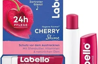 Labello Cherry Shine Lippenpflegestift (Lippenbalsam mit Sheabutter und Kirscharoma (48 g)) ab 1,26 € inkl. Prime-Versand (statt 2,25 €)