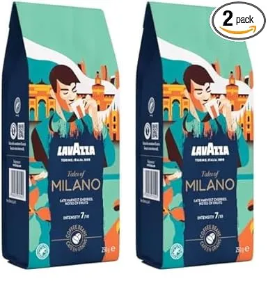Lavazza Tales of Milano Kaffeebohnen (7/10 Hell Röstgrad 250 g (Packung mit 2)) für 10,98 € inkl. Prime-Versand (statt 17,96 €)
