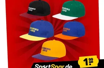 Leandro Lido Aosta Snapback Kappe (9 Farben) für 1,77 € zzgl 4,95 € inkl. Versand