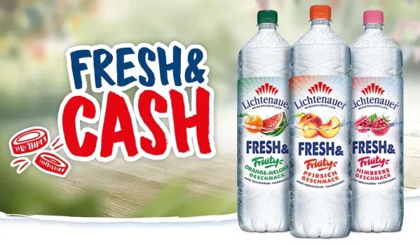 Lichtenauer FRESH & Cash Aktion: Bis zu 3 € Cashback auf erfrischende Getränke sichern!