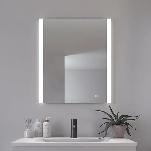 Loevschall Vega Square Spiegel mit Beleuchtung (mit Beleuchtung 60×70 cm Smart LED Spiegel) für 51,21 € inkl. Versand (statt 102,00 €)