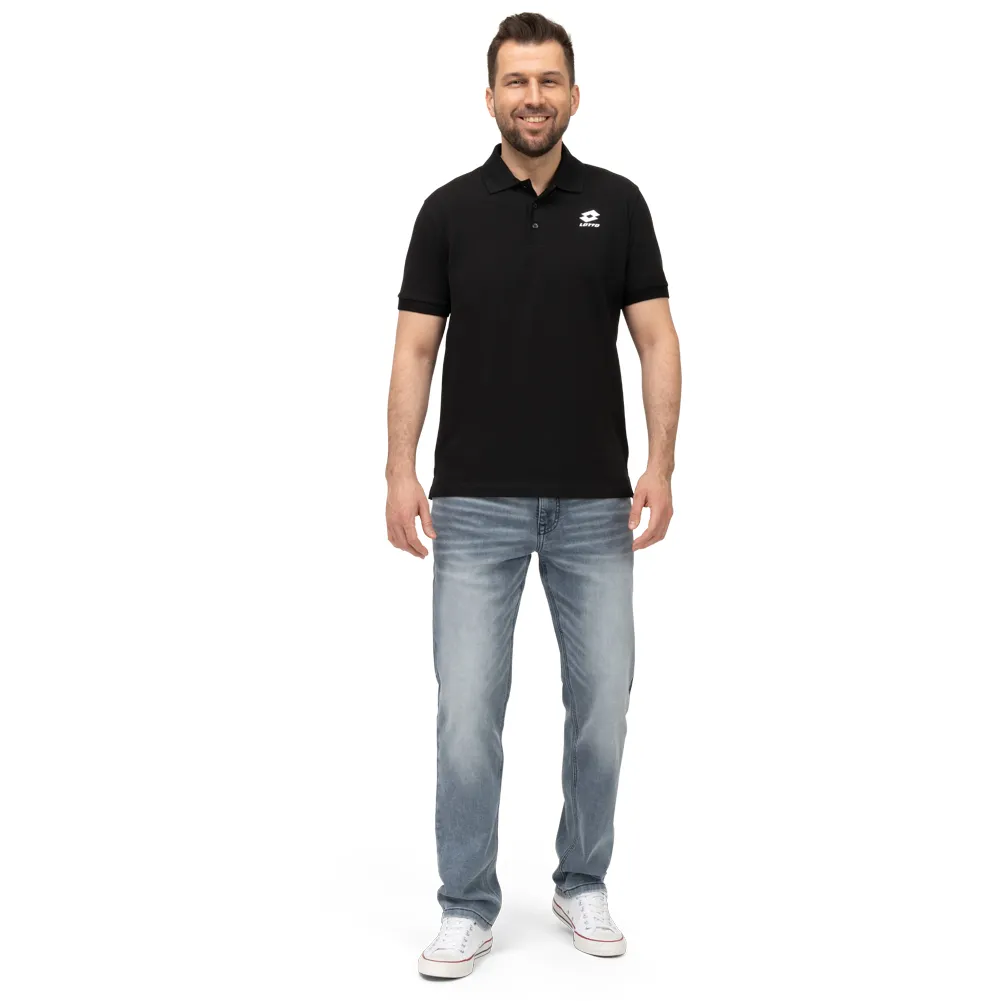 Schnäppchen, Deals und Rabattcodes des Tages - Herren Polo-Shirt in Schwarz