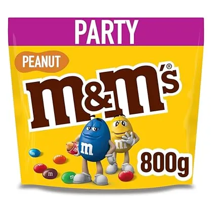 Schnäppchen, Deals und Rabattcodes des Tages - M&Ms Peanut Großpackung Schokolade Schokolinsen mit Erdnusskern und bunter Zuckerhülle