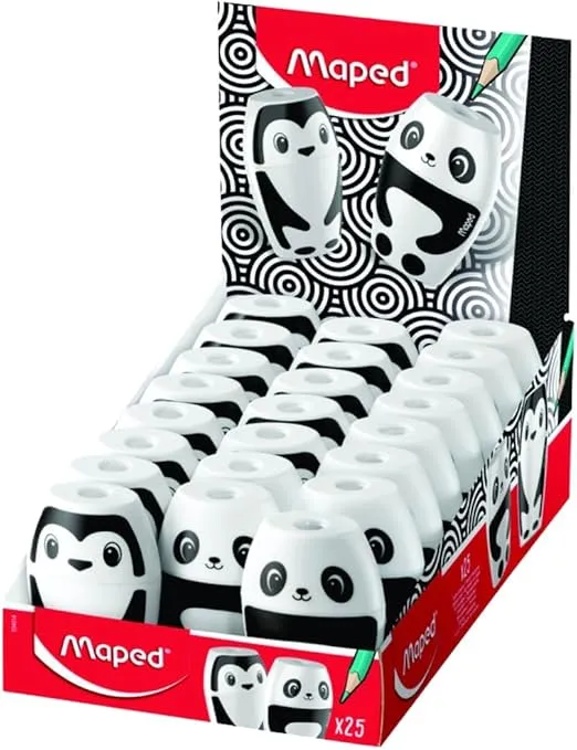 Fehler? 🚨 Maped – Schulmaterial – Shakky Anspitzer (Präsentationsständer mit 25 Spitzern mit Tank) für 6,66 € inkl. Prime-Versand (statt 19,45 €)