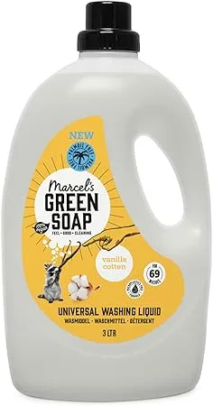 Marcel’s Green Soap – Universal Waschmittel Vanille & Baumwolle (3L) ab 16,19 € inkl. Prime-Versand (statt 26,78 €)