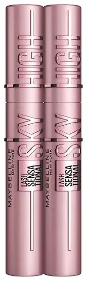 Maybelline New York Schwarze Wimperntusche für extrem lange Wimpern Lash Sensational Very Black 2 x 72 ml (2x72ml) ab 16,62 € inkl. Prime-Versand (statt 19,89 €)