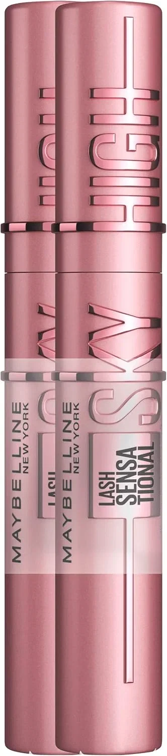 Maybelline New York Schwarze Wimperntusche für extrem lange Wimpern Lash Sensational Very Black 2 x 72 ml (2x72ml)