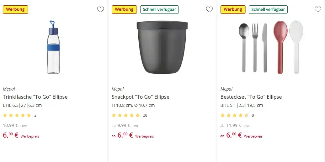 Höffner: Mepal Sale + Kostenloser Versand ab 50,00 €