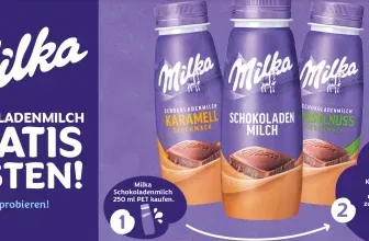 Gratis Testen Milka Schokoladenmilch - Cashback Aktion
