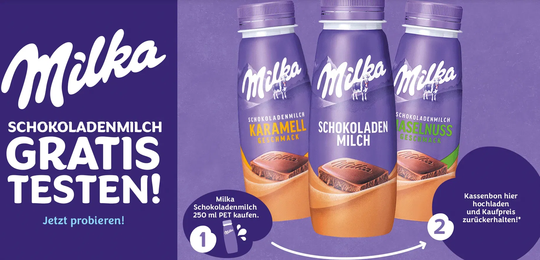 Schnäppchen, Deals und Rabattcodes des Tages - Milka Schokoladenmilch Cashback