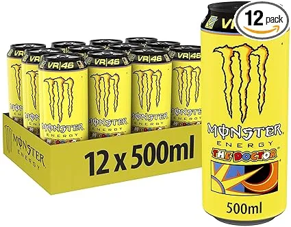 Monster Energy The Doctor – koffeinhaltiger Energy Drink mit prickelndem Zitronen-Geschmack (12x500ml) ab 11,42 € inkl. Prime-Versand zzgl. Pfand (statt 18,00 €)