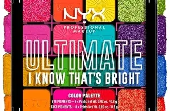 NYX Professional Makeup Lidschattenpalette mit 16 Farbtönen (Ultimate Shadow Farbton: Brights) ab 5,94 € inkl. Prime-Versand (statt 17,99 €)