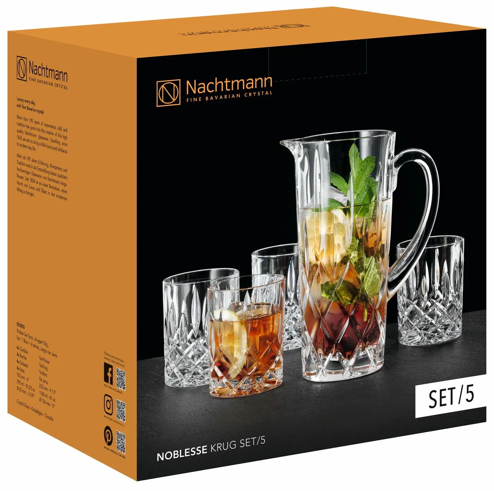 Schnäppchen, Deals Und Rabattcodes Des Tages: Nachtmann Krugset 5-Tlg. Noblesse