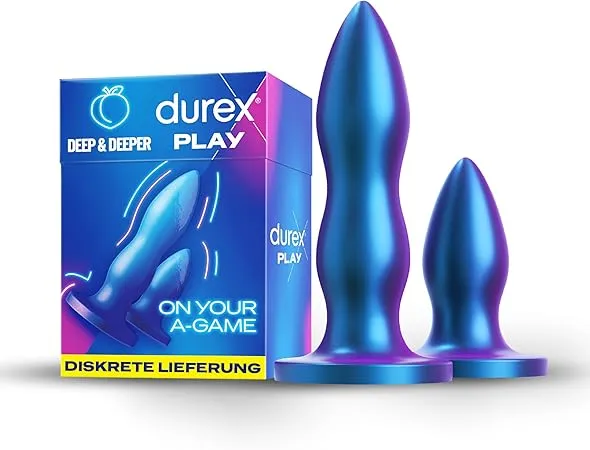 [Neu] Durex Deep & Deeper Analplug Set – Sexspielzeug für Frauen Männer & Paare (Sexspielzeug für Frauen Männer & Paare – 2-teiliges  Set) für 19,99 € inkl. Prime-Versand (statt 29,99 €)