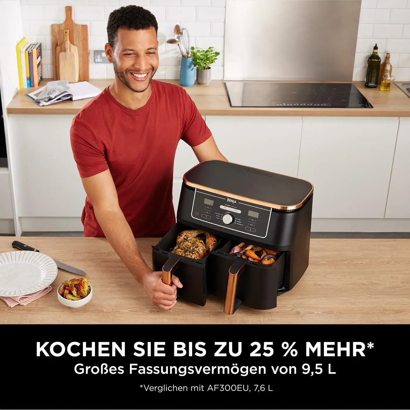 Ninja Foodi MAX Dual Zone Heißluftfritteuse (AF400EU) 🍟 für 139,99 € inkl. Versand