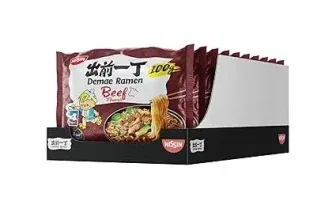 Nissin Demae Ramen – Beef 10er Pack Instant-Nudeln (10x100g Rindfleisch-Geschmack & asiatischen) ab 6,17 € inkl. Prime-Versand (statt 9,88 €)