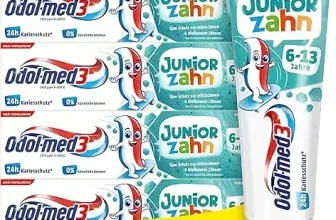 Odol-med3 Juniorzahn Zahnpasta Kinder ab 6 Jahren 4er Pack (4x75ml) ab 8,96 € inkl. Prime-Versand