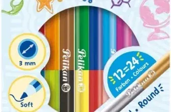 Pelikan 700146 12 Bicolor-Buntstifte 24 Farben ab 2,54 € inkl. Prime-Versand (statt 3,96 €)