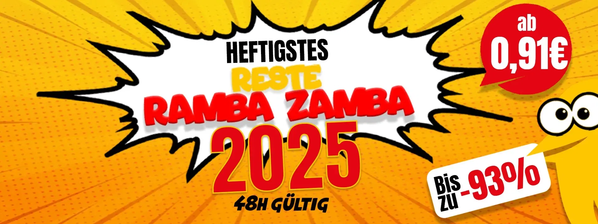 Schnäppchen, Deals und Rabattcodes des Tages - Bild von Picksport Restgrößen Ramba Zamba
