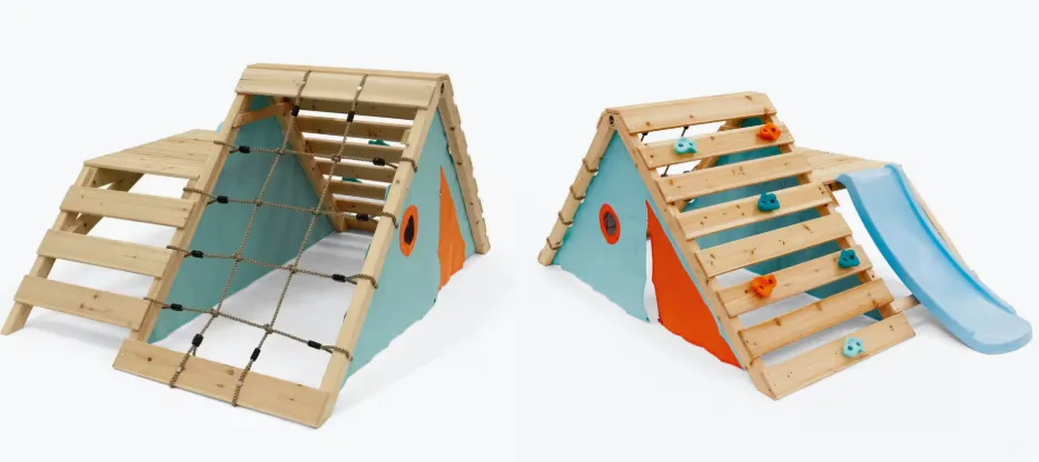 Plum Plum My First Wooden Playcentre (Holz mit Kletterwand Kletternetz Rutsche) für 104,94 € inkl. Versand (statt 239,00 €)