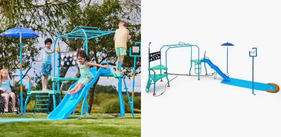 Plum Plum Water Park Blaster Course (Outdoor-Wasserspielcenter Wasserrutsche) für 134,94 € inkl. Versand (statt 243,90 €)