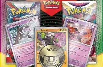 Pokémon-Sammelkartenspiel: Aufgewerteter 2er-Pack-Blister (3 holografische Promokarten & 2 Boosterpacks) für 13,99 € inkl. Prime-Versand (statt 18,99 €)