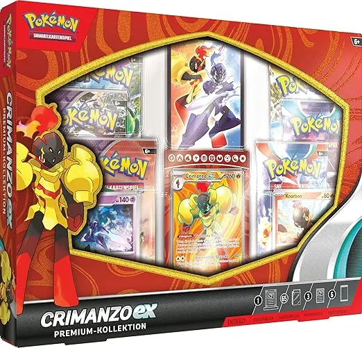Pokémon-Sammelkartenspiel: Premium-Kollektion Crimanzo-ex für 33,49 € inkl. Prime-Versand (statt 42,99 €)