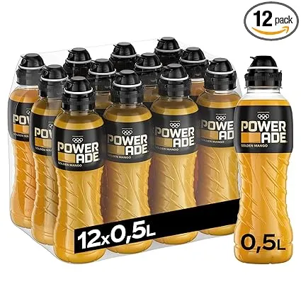 Powerade Sports Golden Mango 12er Pack (12x500ml) ab 9,51 € inkl. Prime Versand zzgl. Pfand (statt 17,88 €)