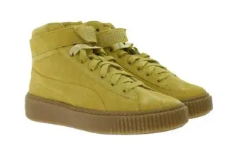 Puma Suede Platform Mid 366018 03 Sand-Beige (Gr. 35 1/2 bis 39) für 31,98 € inkl. Versand (statt 55,00 €)