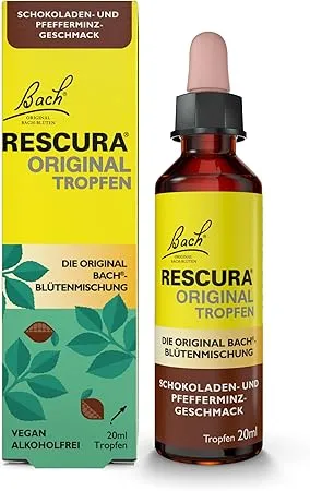 RESCURA Bachblüten Tropfen alkoholfrei Schoko-Minze (20ml) für 7,70 € inkl. Prime-Versand (statt 19,89 €)