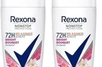 Rexona Nonstop Protection Deo Roll-On Bright Bouquet Antitranspirant mit 72 Stunden Schutz 50 ml (Packung mit 2) für 4,44 € inkl. Prime-Versand (statt 5,98 €)