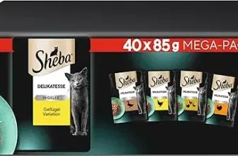 Sheba Delikatesse in Gelee Katzen Nassfutter mit feiner Geflügelauswahl (40x85g) ab 13,59 € inkl. Prime-Versand (statt 21,00 €)