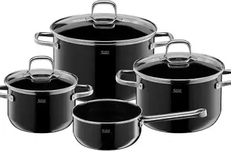 Silit Elegance Line Topfset Induktion (4-teilig Kochtopf Set mit Glasdeckel) für 130,29 € inkl. Versand (statt 175,00 €)