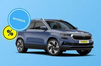 Skoda Karoq 1.0l TSI Selection mit 116 PS für 143,00 € / Monat + 1.599,00 € einmalig – LF 0,42 (Privatkunden)