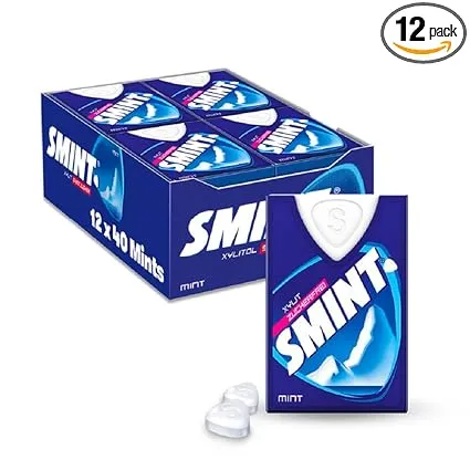 Smint Mint 12 Dispenser mit je 40 Minz-Pastillen zuckerfreie Mints mit Xylit für über 2 Stunden frischen Atem (12 x 40 Stück) ab 9,12 € inkl. Prime-Versand (statt 14,28 €)