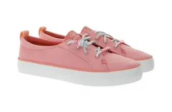 Sperry Crest Vibe Canvas STS88469 Flamingo Pink (Gr. 35 1/2 bis 41) für 16,98 € inkl. Versand (statt 40,90 €)