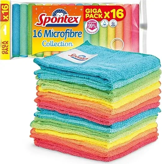 Spontex Mikrofasertücher 16 Stück für 6,99 € inkl. Prime-Versand