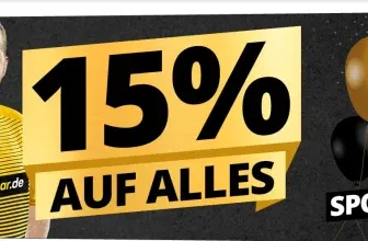 SportSpar: 15 % Rabatt auf alles mit Gutscheincode 🎉