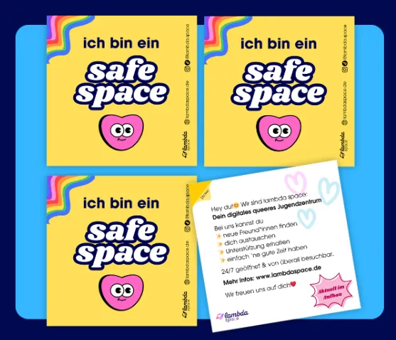 Gratis Sticker – Ich bin ein Safe Space