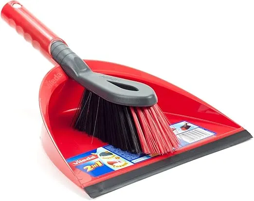 Schnäppchen, Deals Und Rabattcodes Des Tages - Vileda 2In1 Kehrset Mit Extra Borsten Für Sauberkeit In Den Ecken Handfeger Kehrschaufel Farbe Rot 1Er Pack