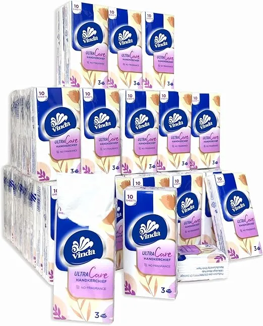 Vinda 3-lagige Ultra Care Taschentücher im Reiseformat – 80 Packungen mit je 10 ultraweichen Gesichtstüchern ab 11,39 € inkl. Prime-Versand (statt 20,00 €)