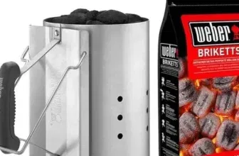 WEBER – 3-in-1 Anzünd-Set inkl. Anzündkamin „Rapidfire“ + 2 kg Briketts + 6 Anzündwürfel