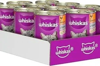 Whiskas Terrine Adult Geflügel 12 Dosen (12 x 400g) ab 9,60 € inkl. Prime-Versand